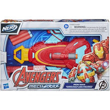 Load image into Gallery viewer, Nerf MARVEL Avengers Mech Strike Iron Man Strikeshot Gauntlet