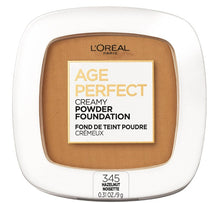 Load image into Gallery viewer, L'Oreal Paris Age Perfect Creamy Powder Foundation, Hazelnut