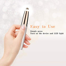 Load image into Gallery viewer, Vivitar Painless Eyebrow Hair Remover with built-in LED light