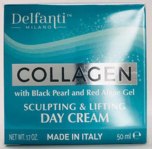 Load image into Gallery viewer, Delfanti Collagen Day Cream with black pearl and red algae gel