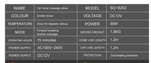 Load image into Gallery viewer, Car and home Shiatsu neck and back massage pillow