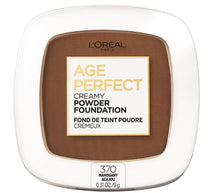 Load image into Gallery viewer, L&#39;Oreal Paris Age Perfect Creamy Powder Foundation, Mahogany
