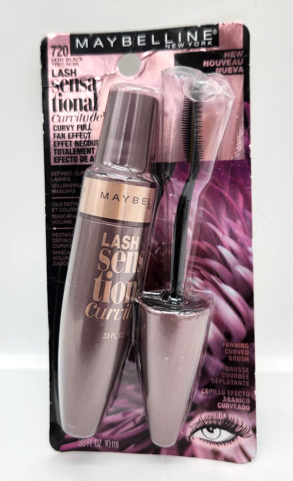 Maybelline Lash Sensational Curvitude volumizing mascara - Color: 720 Very Black