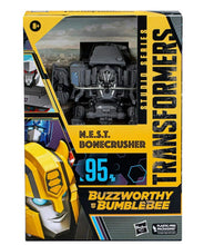 Load image into Gallery viewer, Authentic Transformers Buzzworthy N.E.S.T. BoneCrusher Bumblebee
