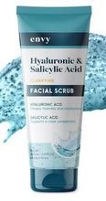 Load image into Gallery viewer, ENVY Hyaluronic Acid &amp; Salicylic Acid Clarifying Facial Scrub - 200 mL
