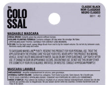 Load image into Gallery viewer, Maybelline The Colossal Waterproof Volumizing mascara- #240 Glam Black shade
