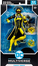 Load image into Gallery viewer, DC Multiverse Static Shock 7&quot; action figure with 22 moving parts
