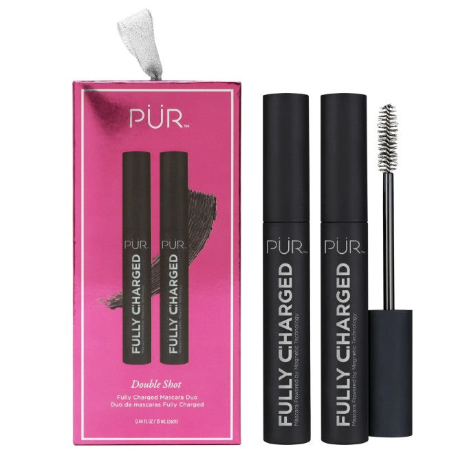 PUR Double Shot fully charged Mascara Duo