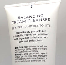 Load image into Gallery viewer, Clean Beauty Balancing Cream Cleanser
