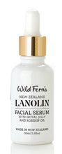 Load image into Gallery viewer, Wild Fern&#39;s New Zealand Lanolin Facial Serum with Royal Jelly and Rosehip oil
