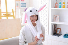 Load image into Gallery viewer, Playful interactive ears Plush hat
