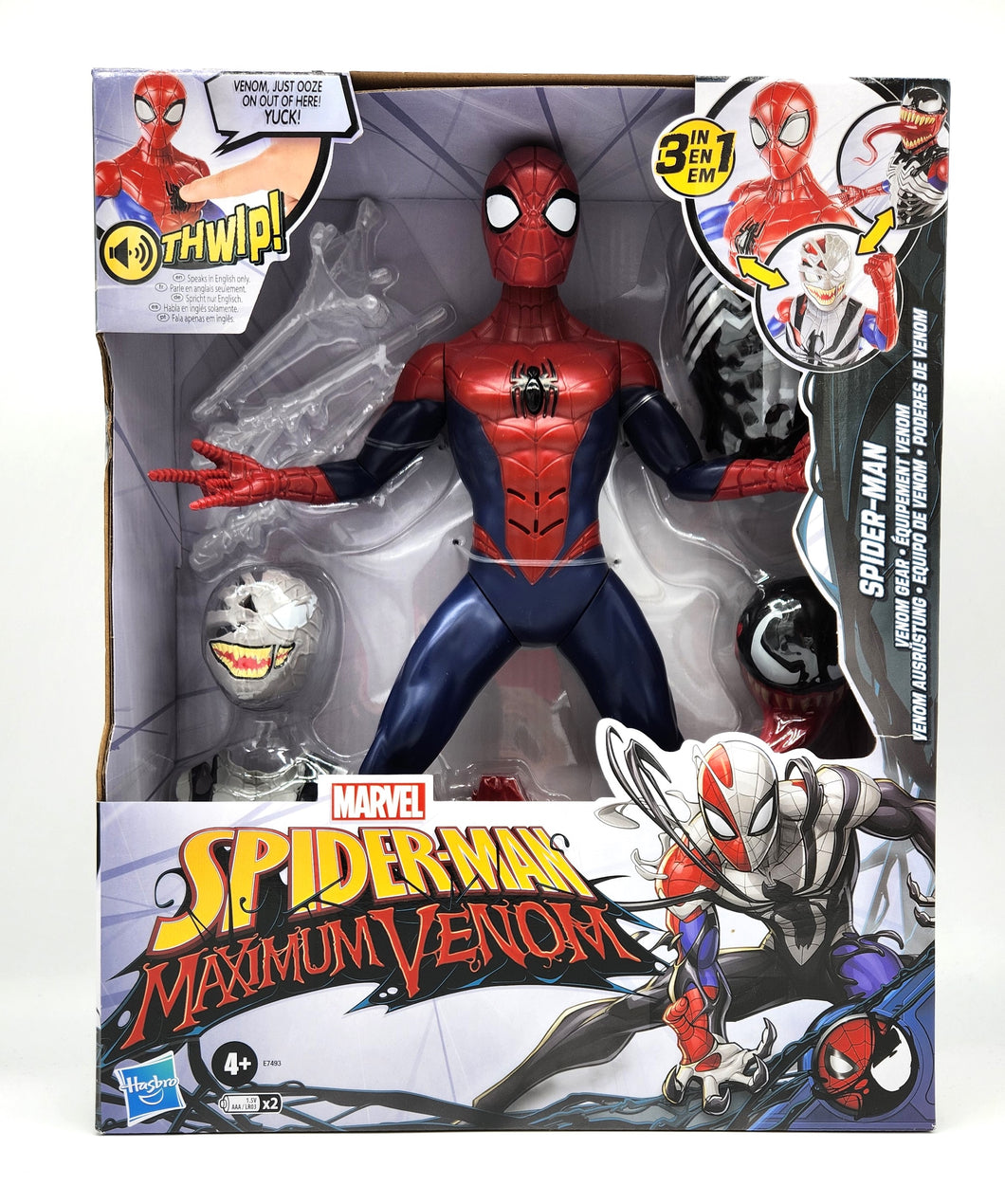 Spider-man Maximum Venom Marvel 3-in-1 venom gear