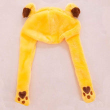 Load image into Gallery viewer, Playful interactive ears Plush hat
