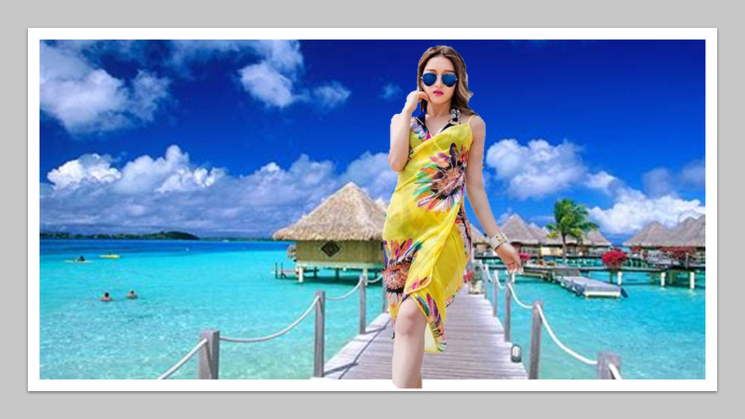 Bohemian style bikini cover ups